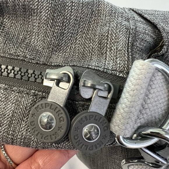 Kipling Popper Baby Diaper Bag Tote Gray - Picture 7 of 7